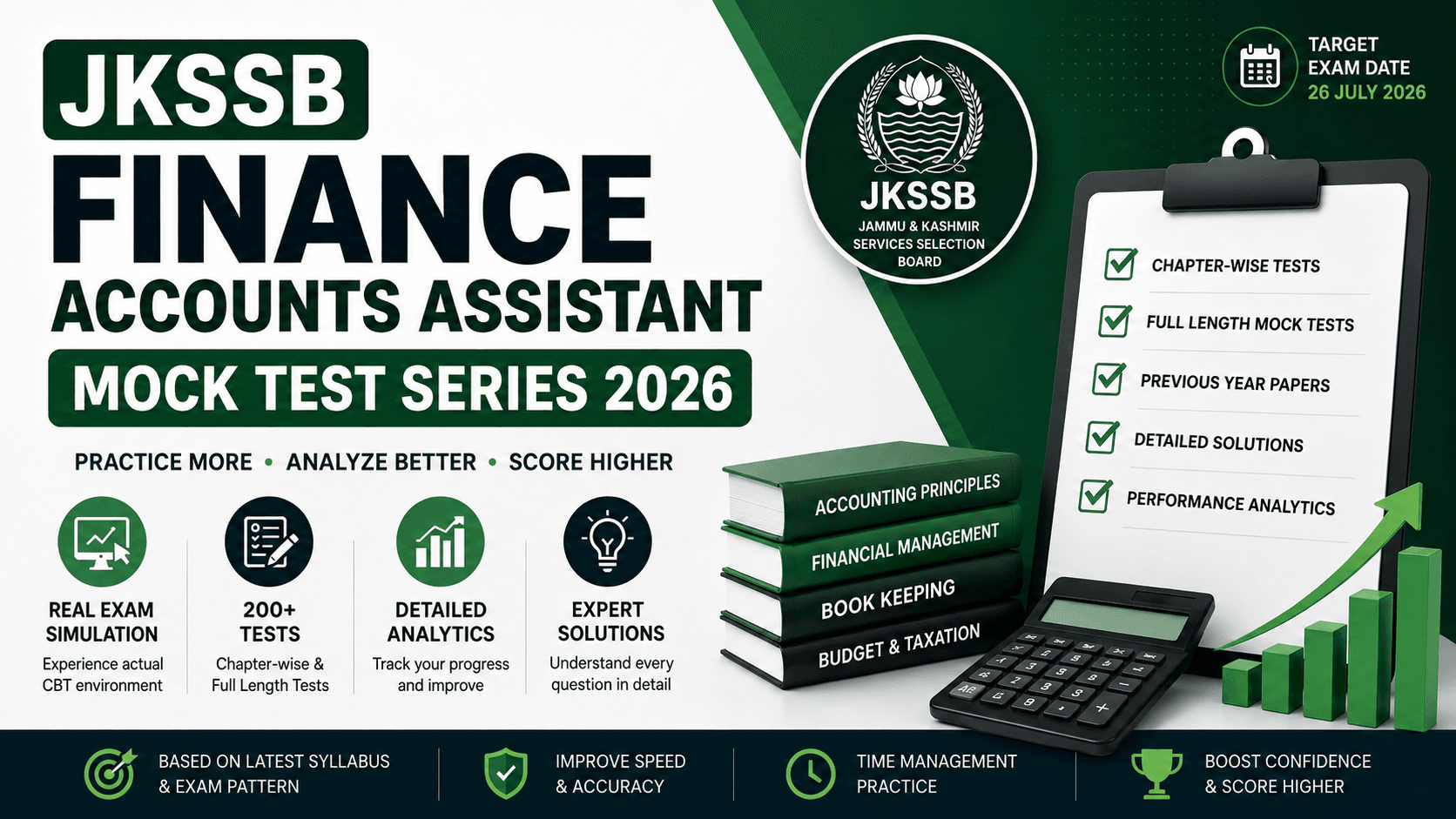 Jkssb Finance Accounts Assistant Test Series 2026
